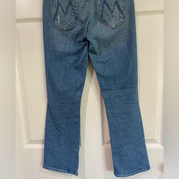 Mother The Insider Ankle Jeans in Bloom And Doom Medium Wash Size 24 Preppy - Picture 10 of 15